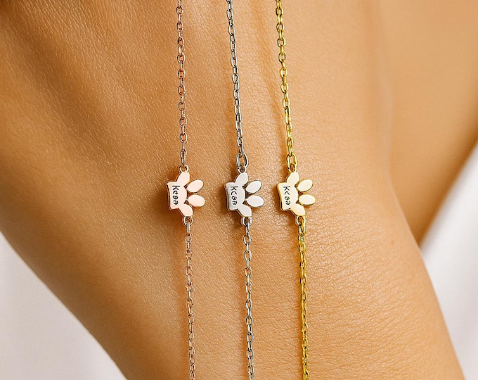 Paw Print Bracelet