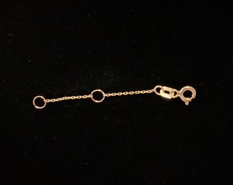 Necklace Extender - Extension  - 14K Gold - 2 inches