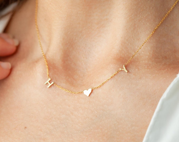 Personalized Name Necklace - Initial Necklace - Letter Necklace - Custom Necklace - Wife Gifts - Gifts For Mom - Minimalist - Christmas Gift