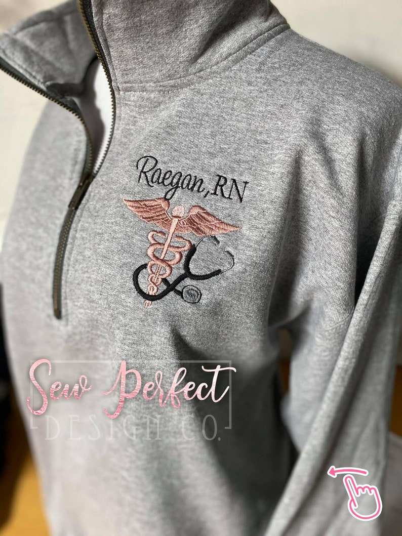 Personalized Embroidered Nurse Nursing RN Logo Embroidered Etsy