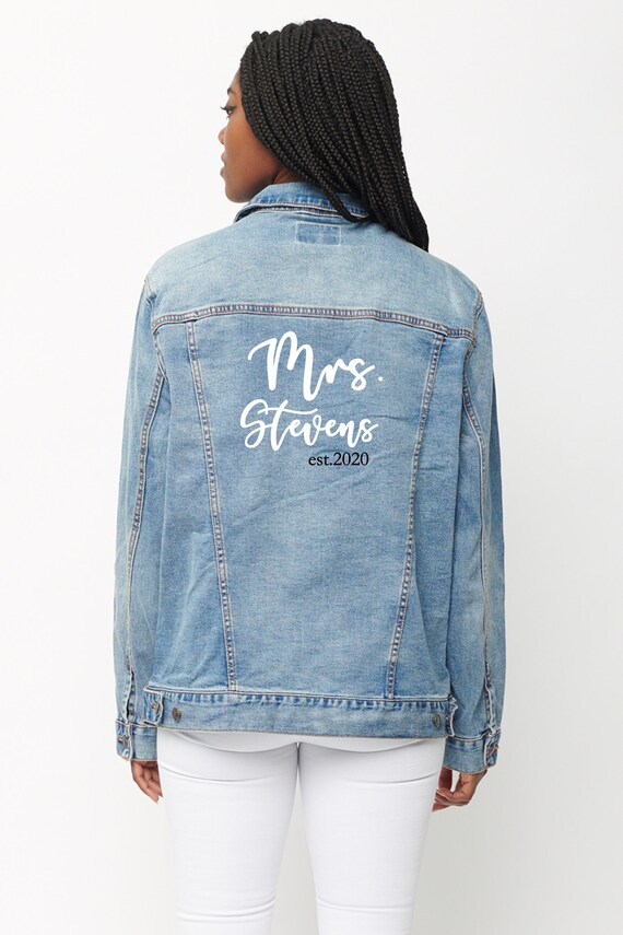 embroidered jean jacket