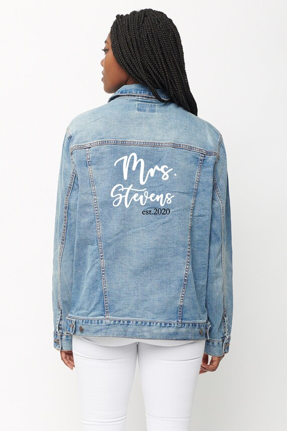 jean jacket personalized