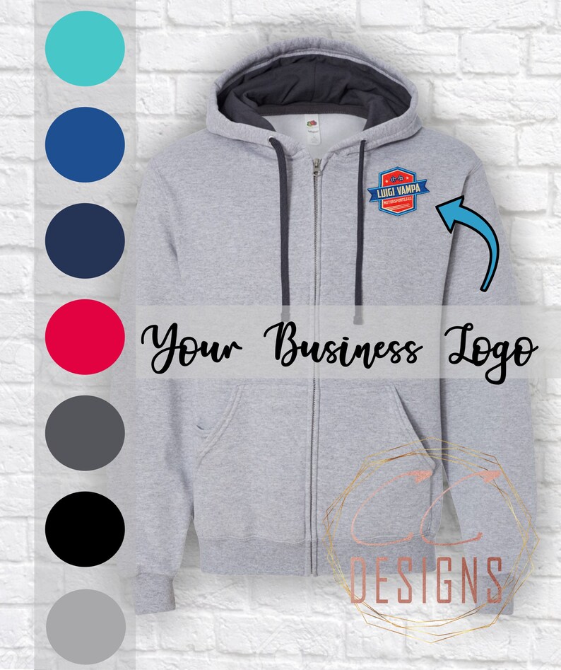 custom logo apparel no minimum