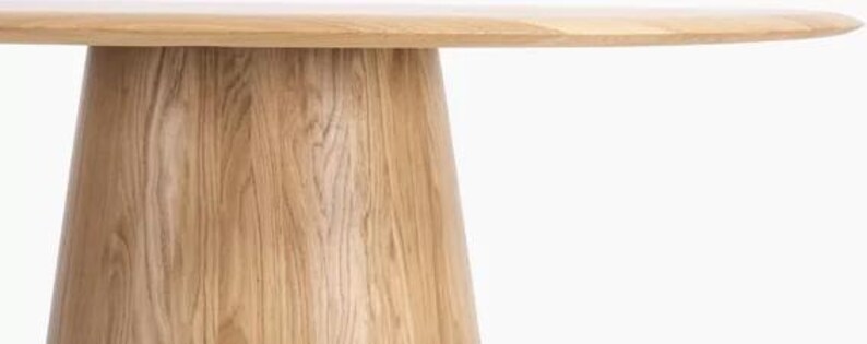 Iconic Japandi Mushroom Round Dining Table in American Oak Japanese ...