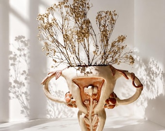Womb Bloom Gynecologist Vase