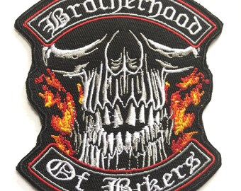 048-L I Hunt The Things That Go Bump In The Night Embroidered Iron On Patch