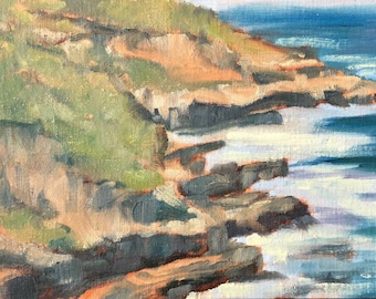 Point Loma, west side, 9"x 12"