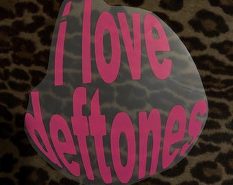 I love def tones // car decal