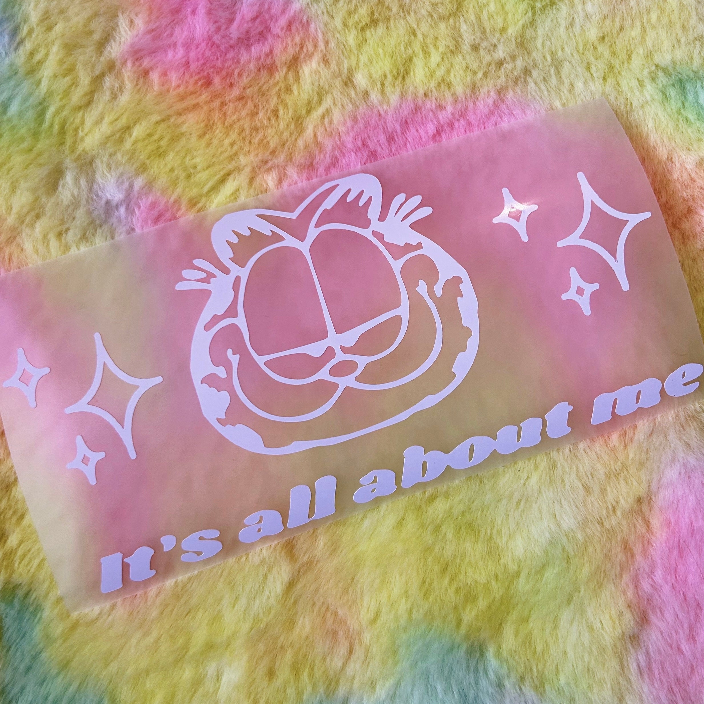 It’s all about me // cat car decal