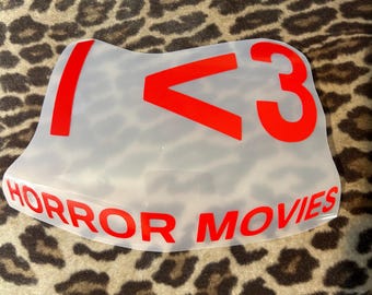I love horror movies car decal // horror movies // horror car stickers