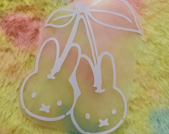 Cherry Bunny car decal