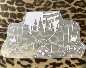 Death the kid car decal || soul eater
