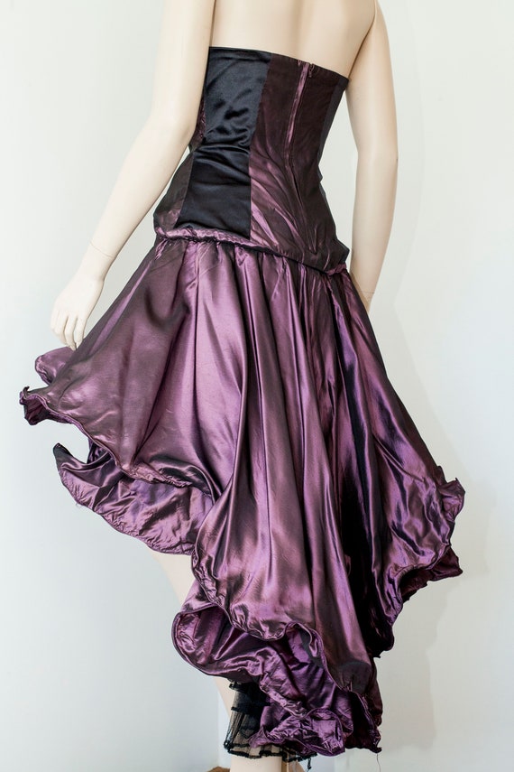 80s Studibaker Hawk vintage formal cocktail dress