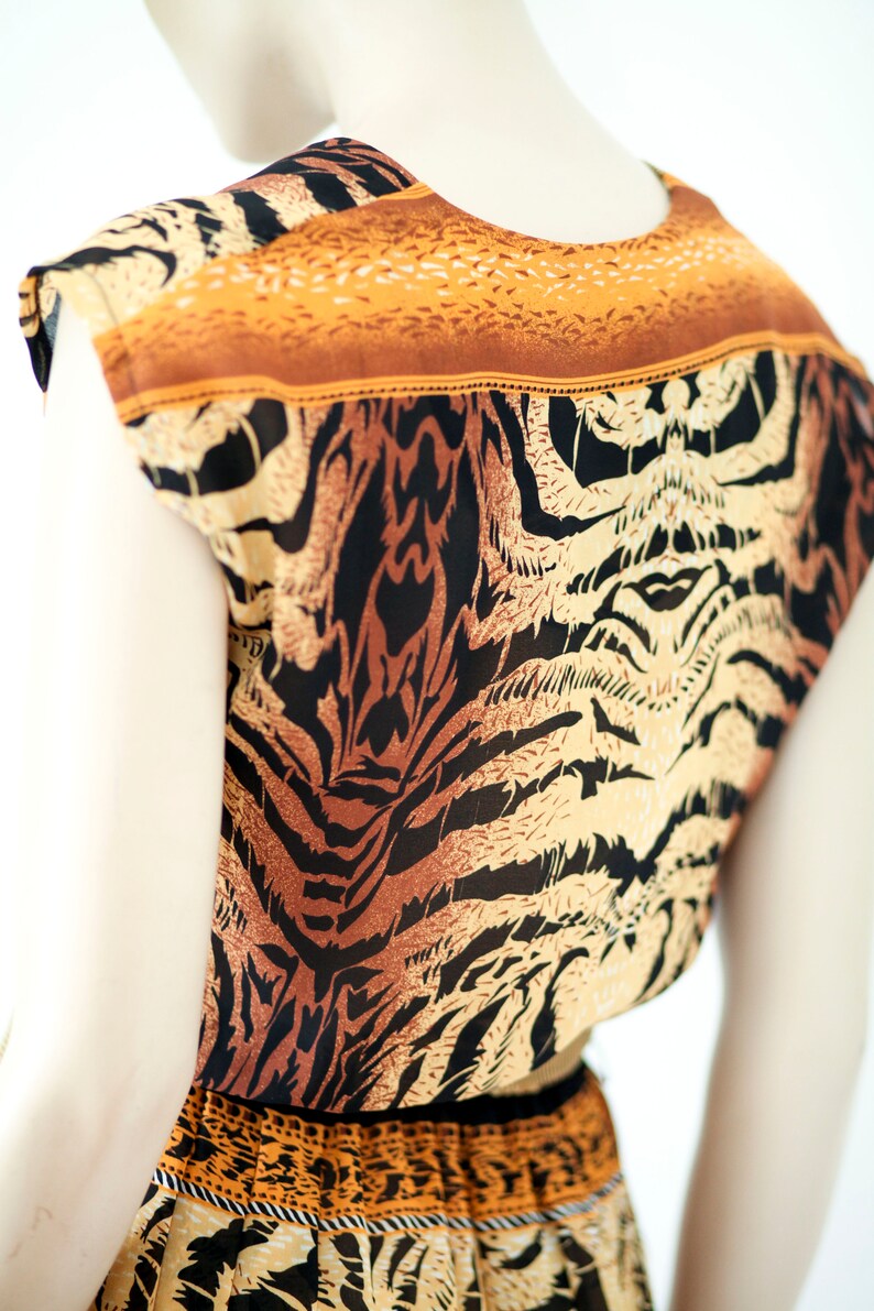 Stephanie - Animal Print Vintage Dress main image 1