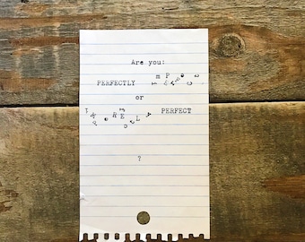 Typewriter Art. Hand Typed Letter on Vintage Typewriter - Typewritten Letter - Antique type - motivational quote. Inspirational poem