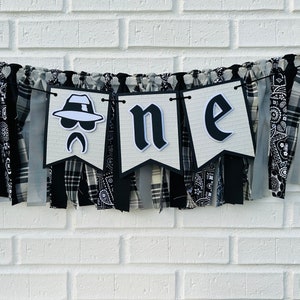 Cholo High Chair Banner: Lowrider First Birthday Party Decor