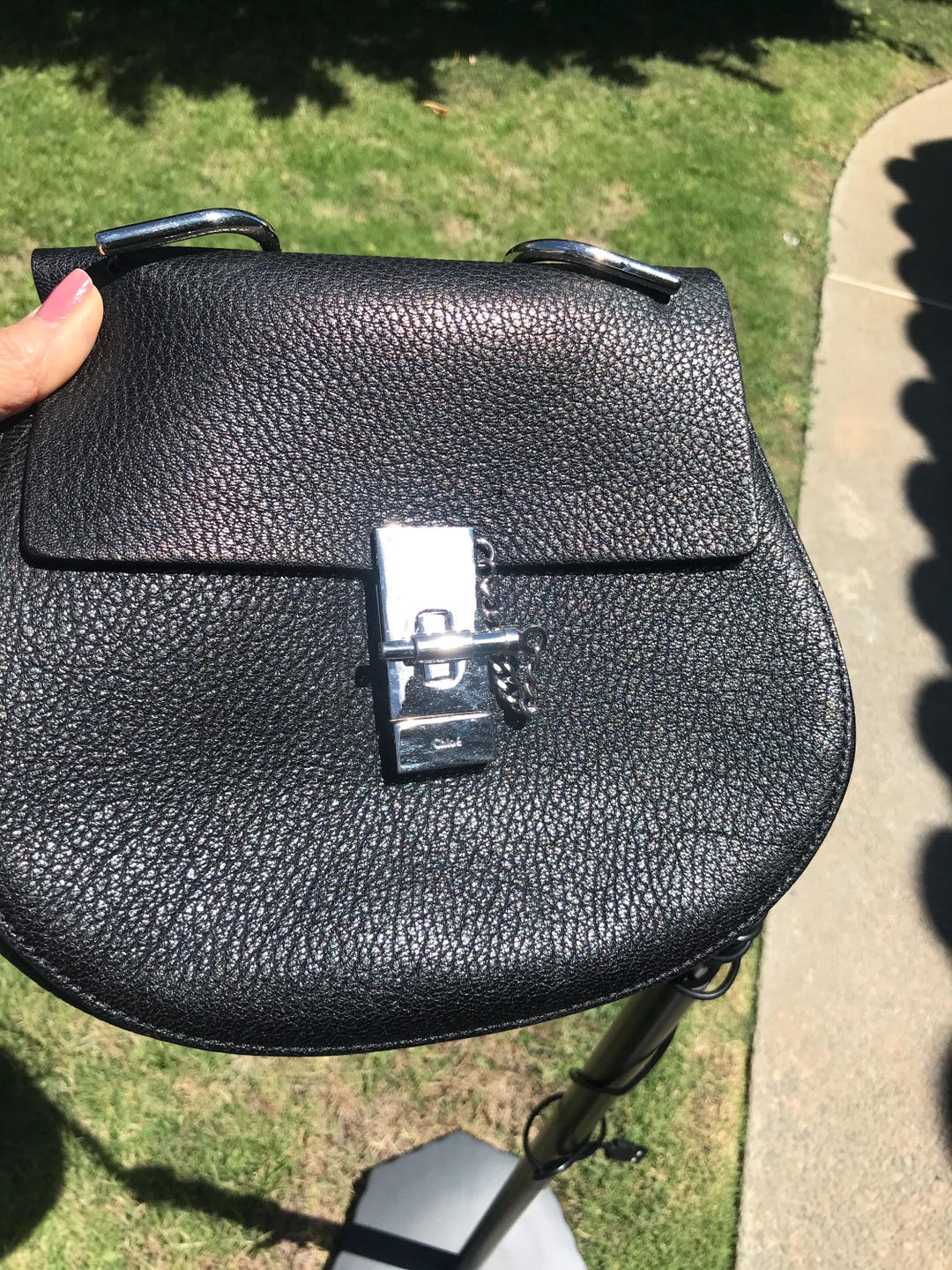 Chloé ブラックレザーハンドバッグ　ノベルティ il_1080xN.7052365146_bwcu.jpg