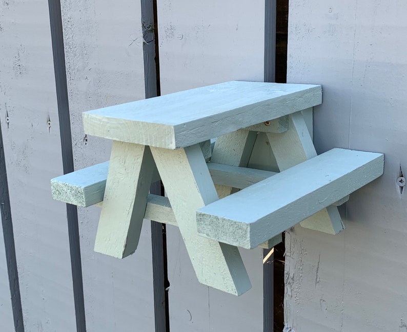 Squirrel/ Bird Mini Picnic Table Feeder Table. Etsy