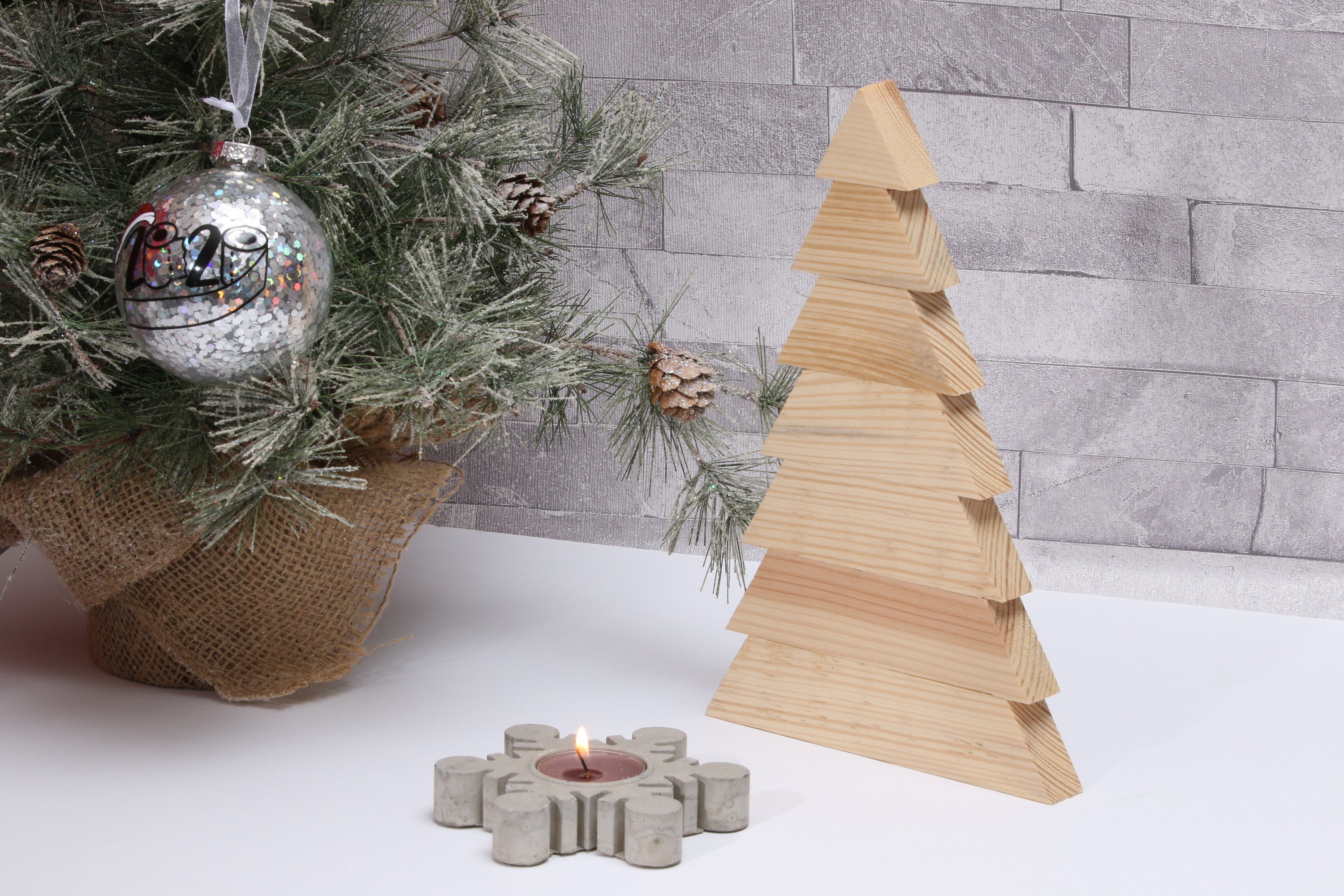 Wooden Christmas Tree Made From Reclaimed Wood Etsy UK