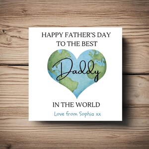 Biglietto per la festa del papà • Papà • Papà • Nonno • Dio Padre • Nonno • Papà • Personalizza • Qualsiasi relazione • Da figlia figlio ecc.