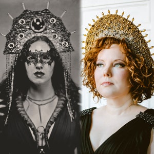 Custom Beaded Headdress/Crown/Kokoshnik - Downpayment