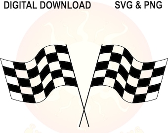 Racing Flags, Digital Design (SVG & PNG)