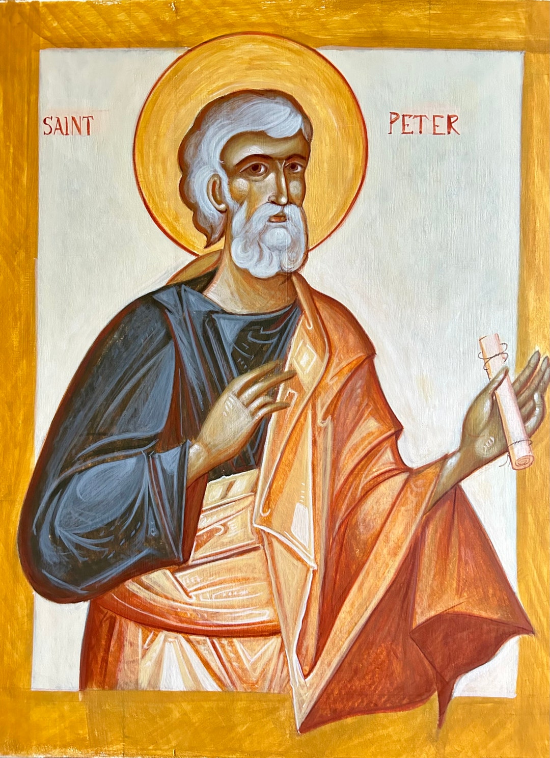 St. Peter Orthodox Icon - Etsy