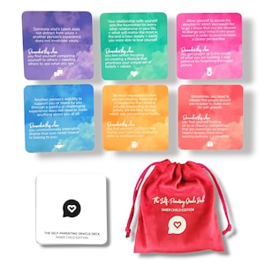 The Self-Parenting Orakel Deck Inner Child Edition; Selbstpflege, Affirmationskarten, Orakelkarten, Selbstliebe, Inneres Kindorakel, Tarot, Geschenk