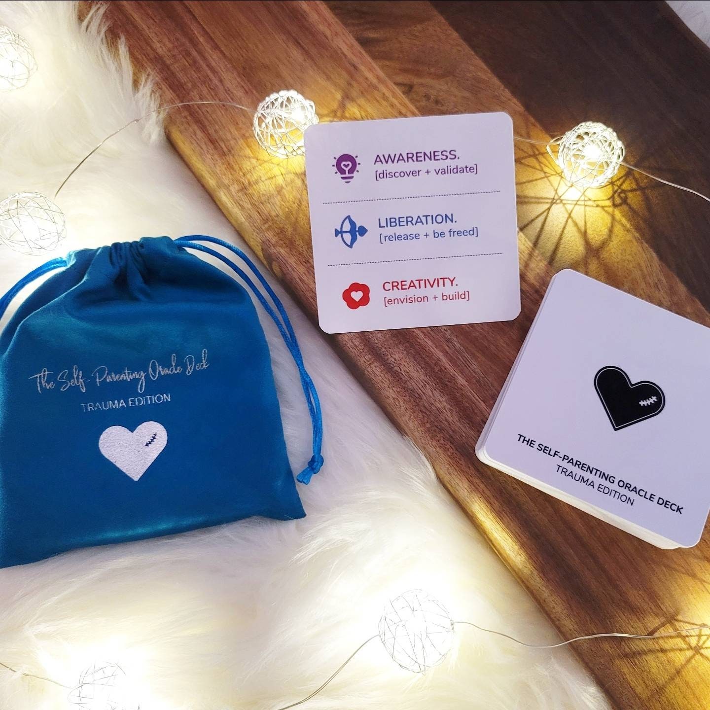 NEW Self-Parenting Oracle Deck Trauma Edition Self-care | Etsy