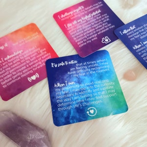 Self-Realization Oracle Deck Edición de crecimiento emocional; Autocuidado, Afirmaciones, Carta del Oráculo, Tarot, Amor propio, Trauma, Ego, Regalo
