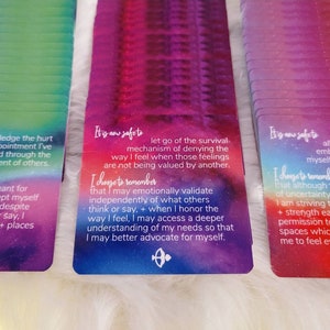 The Self-parenting Oracle Deck Trauma Edition Self-care, Affirmation ...