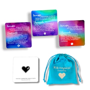The Self-Parenting Orakel Deck Trauma Edition; Selbstpflege, Affirmationskarten, Orakelkarten, Tarot, Selbstliebe, Trauma, Liebe, Ego, Geschenk