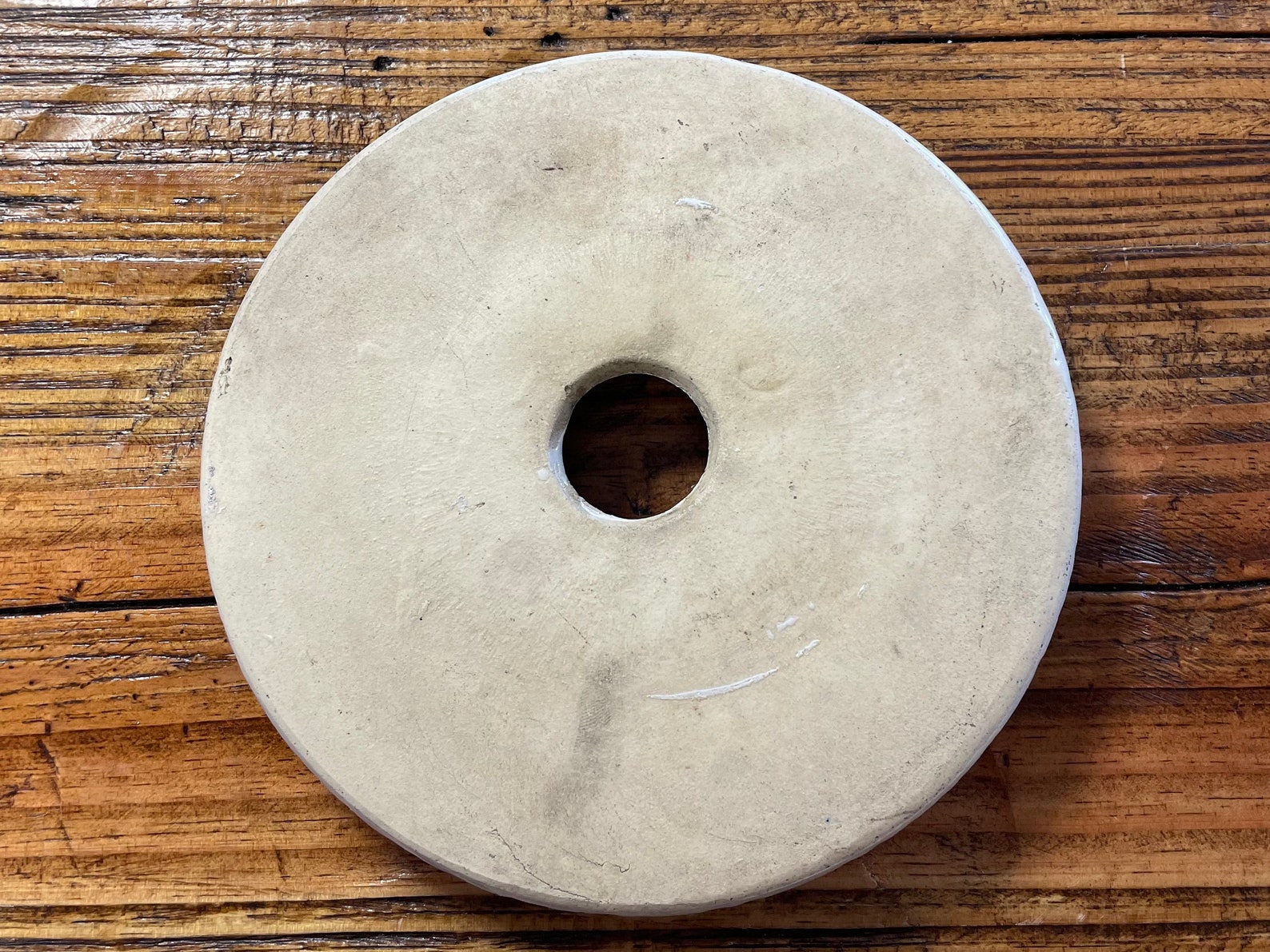 Vintage Stoneware Butter Churn Lid Etsy