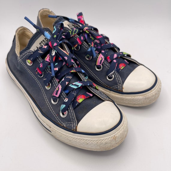 Navy shoe deals strings