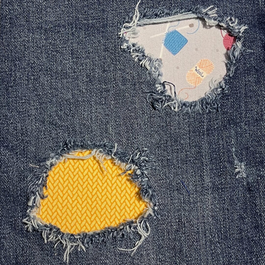 Ripped Designs Denim Patches for Knitters - A Knitter’s Work in ...