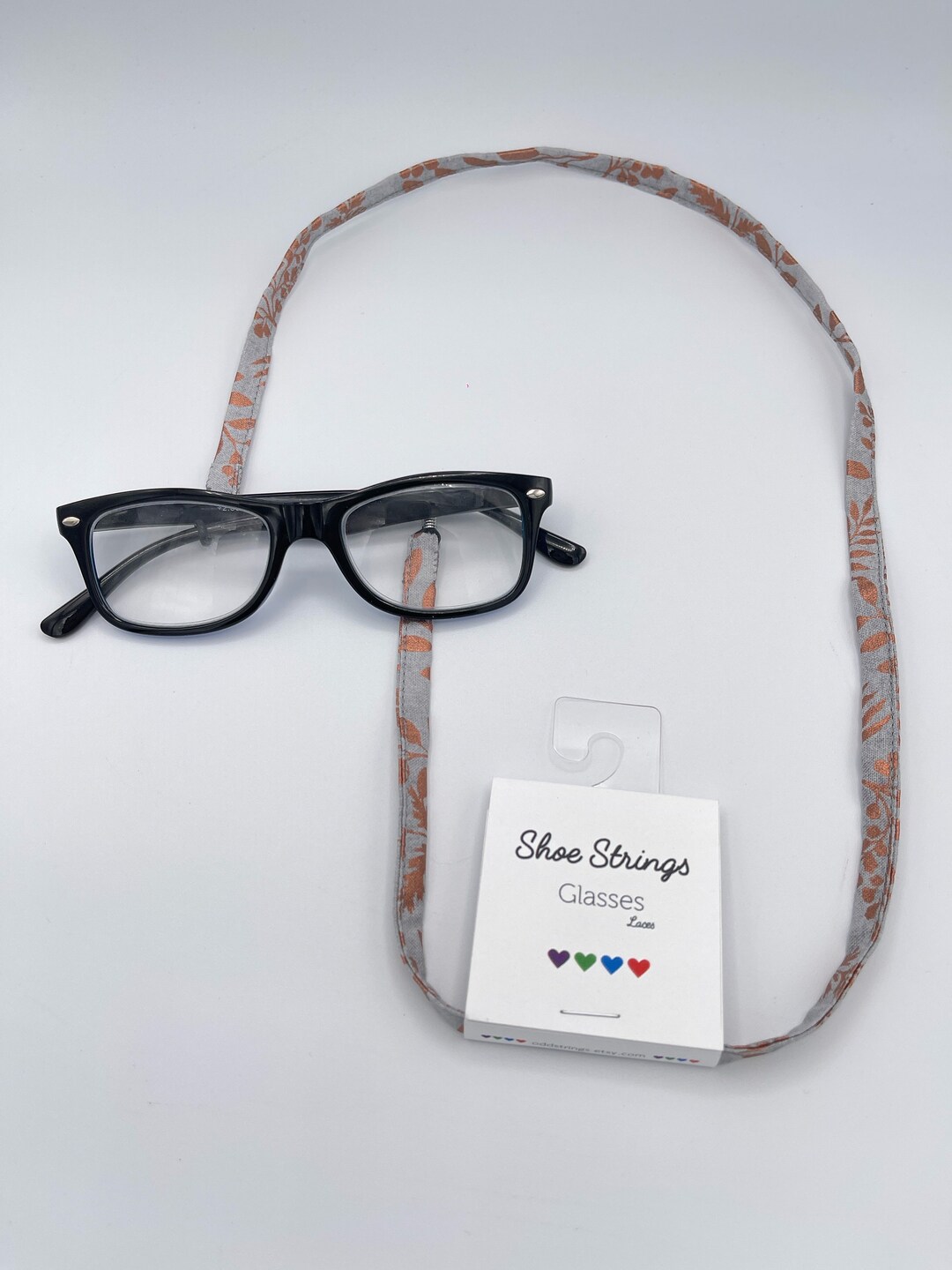Shoe Strings Glasses Laces Rose Gold Foliage Eyeglass Cord Etsy