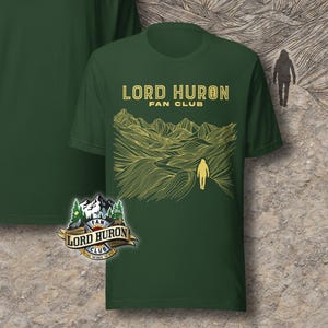Unisex t-shirt, LHFC, Lord Huron, Fan Club, Nature Lines, Outdoors Hiking Camping, short sleeve topographic, Strange Trails, Lonesome Dreams