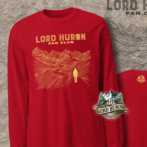 Unisex Long Sleeve Tee, LHFC, Lord Huron, Fan Club, Nature Lines, Outdoors Hiking Camping, Strange Trails, Lonesome Dreams, Long Lost, Woods