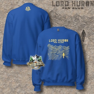 Unisex Sweatshirt, LHFC, Lord Huron, Fan Club, Nature Lines, Outdoors Hiking Camping, Strange Trails, Lonesome Dreams, Long Lost, Woods