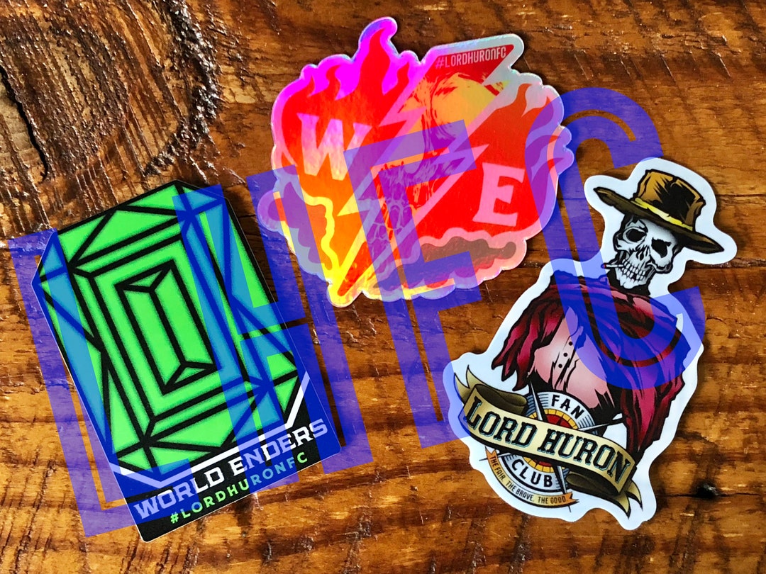 LHFC Lord Huron Fan Club 3 Sticker Pack Vinyl Decal Etsy