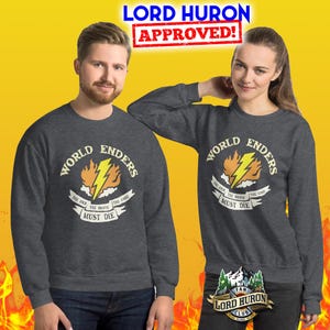 Unisex Sweatshirt,  World Ender, LHFC, Lord Huron, Strange Trails, Cobb Avery, Lonesome Dreams, OG, Concert,  Emerald Star, Lightning, Bolt