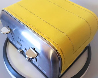 Yellow Toaster Cover: Magnetic 4-Slice Toaster Huggee