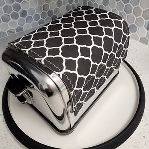 Toaster Cover 2 Slice Dark Gray Toaster Huggee Magnetic Fabric Toaster Cover