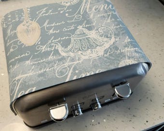 Magnetic Toaster Cover: Handmade Cotton Toaster Huggee - Fits 2 & 4 Slice Toasters