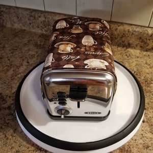 コーヒー好きのためのおしゃれなキッチントースターカバー｜Toaster Huggee® – ユニークなマグネット式トースターカバー