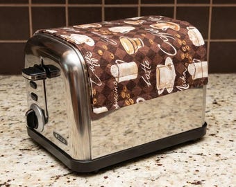 Kaffeeliebhaber Toaster Abdeckung: Magnetischer Toaster Huggee aus Baumwolle