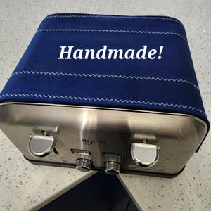 Toaster Cover 4 Slice Beautiful Blue Toaster Huggee Toaster Cover| It's Magnetic