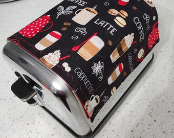 Toaster Cover Toaster Covers for  2 Slice Toasters-Coffee Theme Print