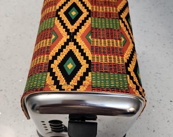 Magnetic Toaster Cover: Afro Centric Print Kitchen Decor