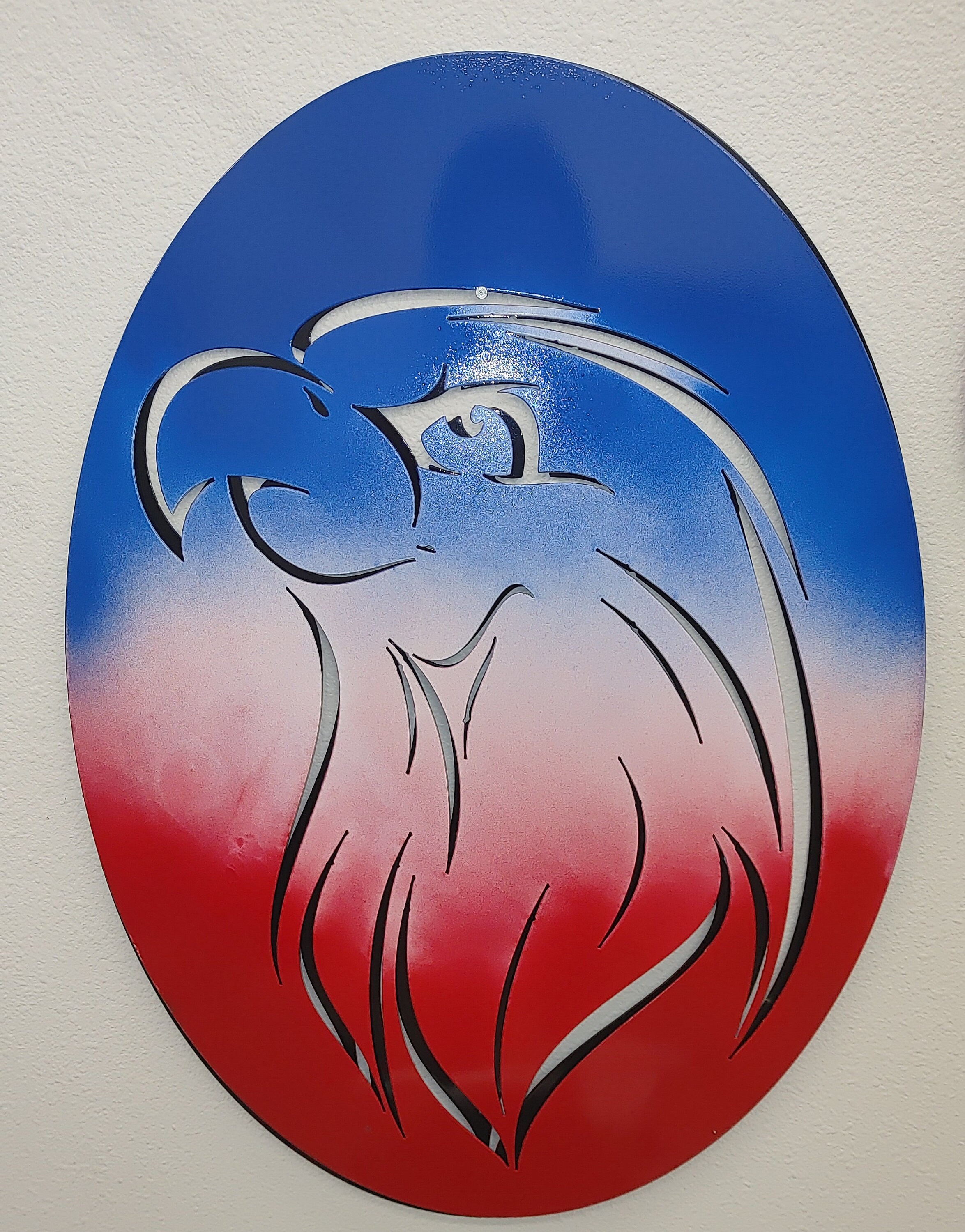 Metal Eagle Sign Etsy